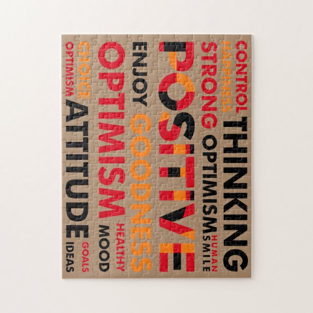 Positive Thinking and Attitude Jigsaw Puzzle (Vertical)
