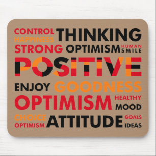 Positive Thinking and Attitude Mouse Mat