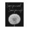 Positive thinking quote motivational dandelion