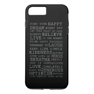 Positive Thoughts iPhone 8 Plus/7 Plus Case