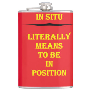 Positive uplifting words for a special freind hip flask