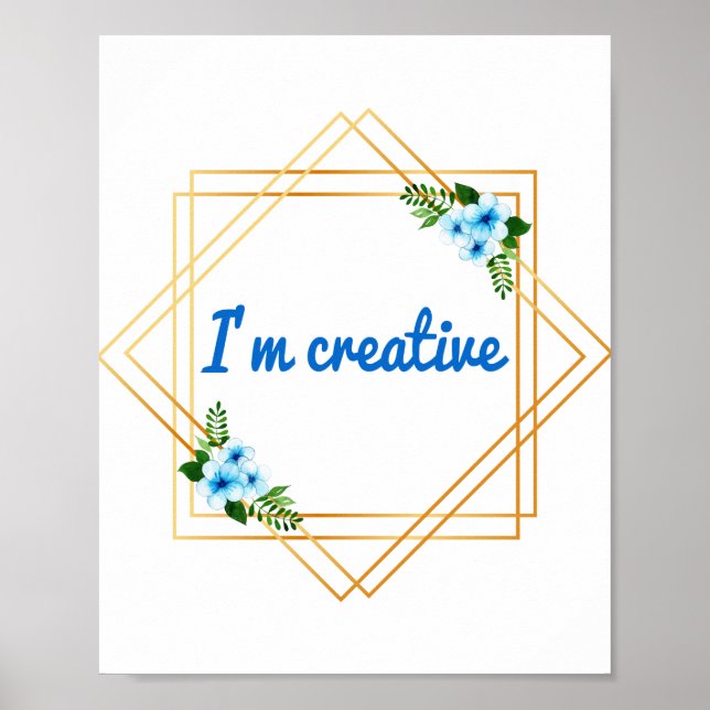 positive vibe sayings for life and self love poster (Front)