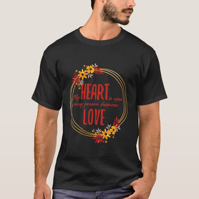 positive vibe sayings for self love and success T-Shirt (Front)