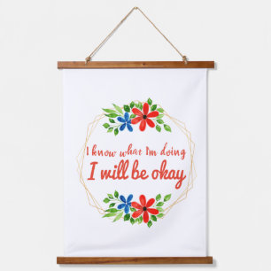 positive vibe sayings for work and self love  hanging tapestry