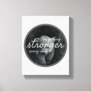 positive vibes about life and self acceptance canvas print