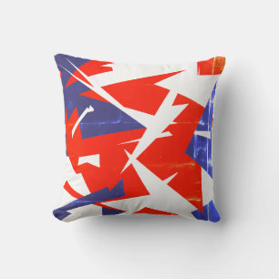 Positive Vibes Abstract Art Cushion Pillow