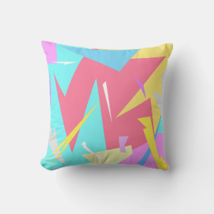 Positive Vibes Abstract Art Pastel Cushion Pillow