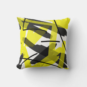 Positive Vibes Abstract Art Pastel Cushion Pillow