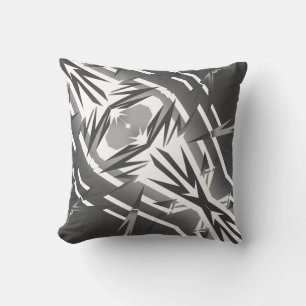 Positive Vibes Abstract Art Thunder Cushion Pillow