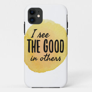 positive vibes affirmations for achieving goals iPhone 11 case
