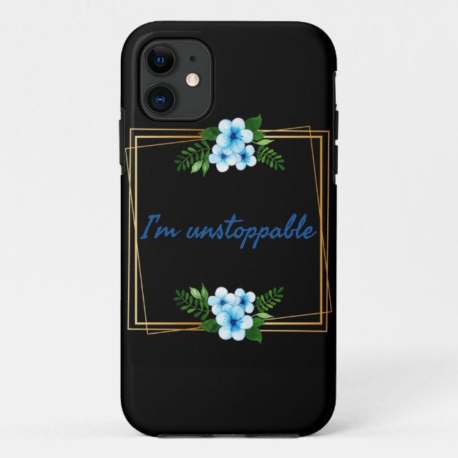 positive vibes affirmations for success Case-Mate iPhone case (Back)