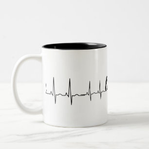 Positive Vibes And healthy life   Two-Tone Coffee Mug