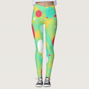 Positive Vibes Bright Colours Leggings