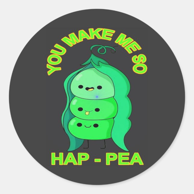 positive vibes classic round sticker (Front)