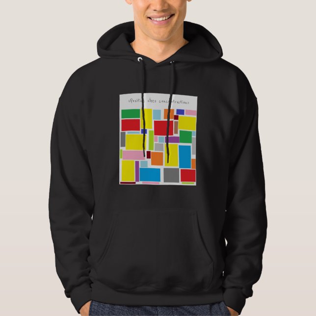 +Positive vibes concentration+ Hoodie (Front)