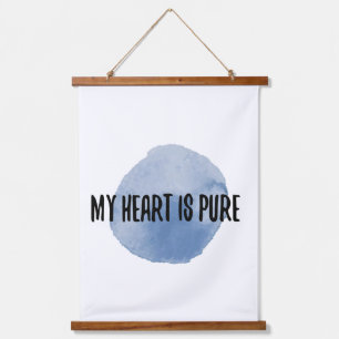 positive vibes for self acceptance and self care hanging tapestry