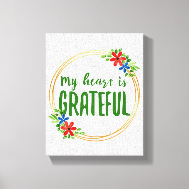 positive vibes for work and self love canvas print (Front)