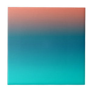 Positive Vibes Happy Pastel Colours Abstract Art Tile