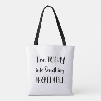 Positive Vibes Inspirational Tote Bag