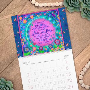 Positive Vibes Inspiring Colourful Inspirivity Calendar