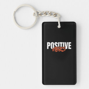 Positive Vibes Key Ring