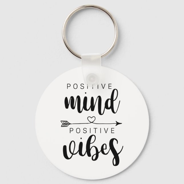 Positive Vibes Key Ring (Front)