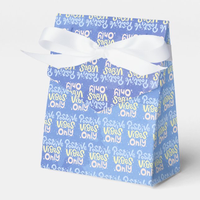 Positive Vibes Only Favour Box (Front Side)