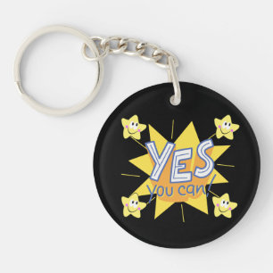 Positive Vibes Only Key Ring
