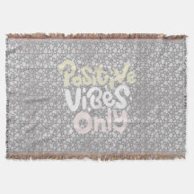 Positive vibes only neutral colour boho style