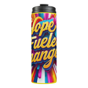 "Positive Vibes Only" Thermal Tumbler