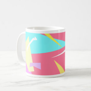 Positive Vibes Pastel Colours Abstract Coffee Mug