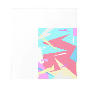 Positive Vibes Pastel Colours Abstract Notepad
