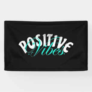 Positive Vibes Quote  Banner