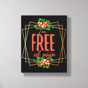 positive vibes quotes for success canvas print