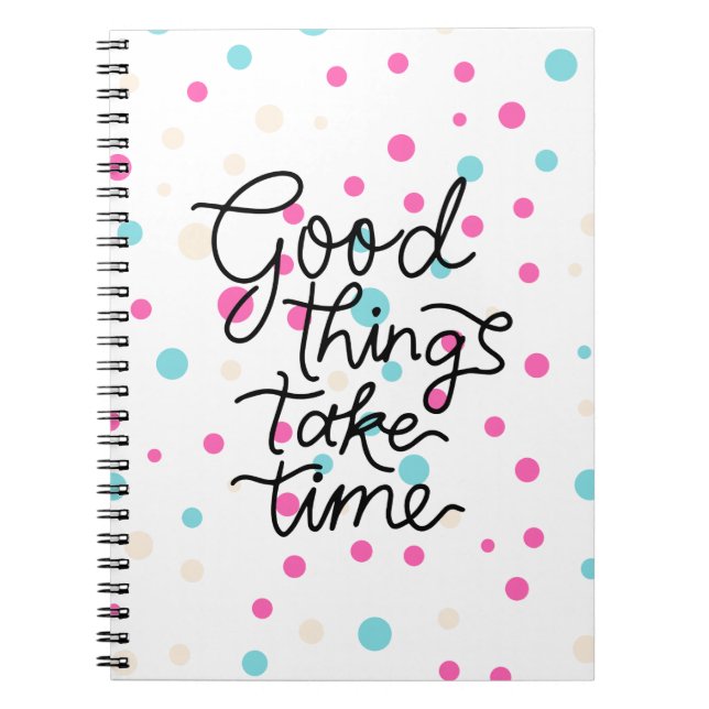 positive vibes spiral photo notebook (Front)