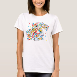 Positive Vibes Splash of colour colour T-Shirt