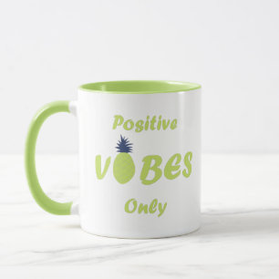 Positive vibes summer vacation mug