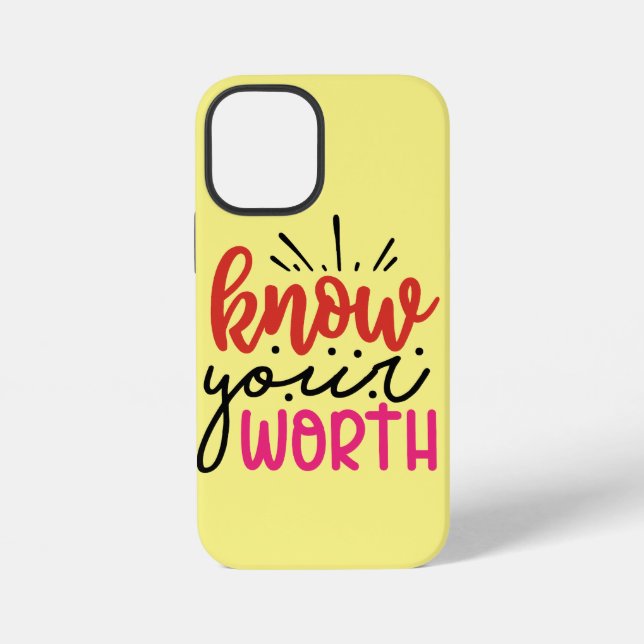 Positive vibes Typography iPhone Case (Back)