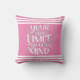 Positive Vibes - Your Only Limit is Your Mind Cushion
