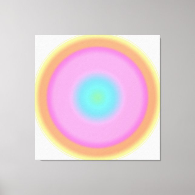 Positive Vibrations - Colourful Gradient  Canvas Print (Front)