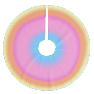 Positive Vibrations - Colourful Radial Gradient Brushed Polyester Tree Skirt
