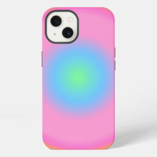 Positive Vibrations - Colourful Radial Gradient iPhone 13 Case