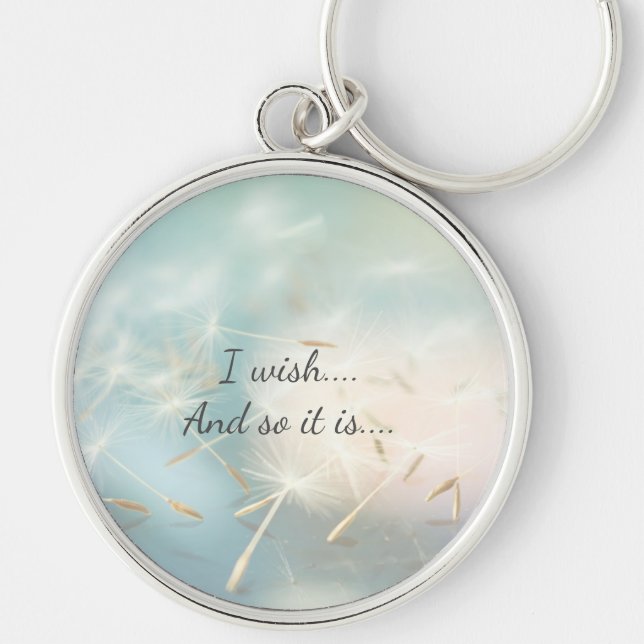 Positive wishes key ring (Front)
