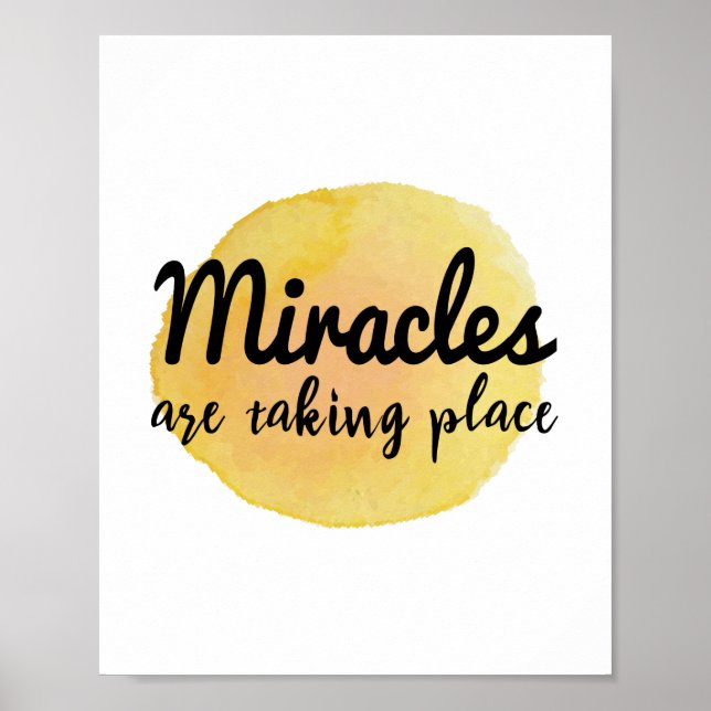 positive words for life and work poster (Front)