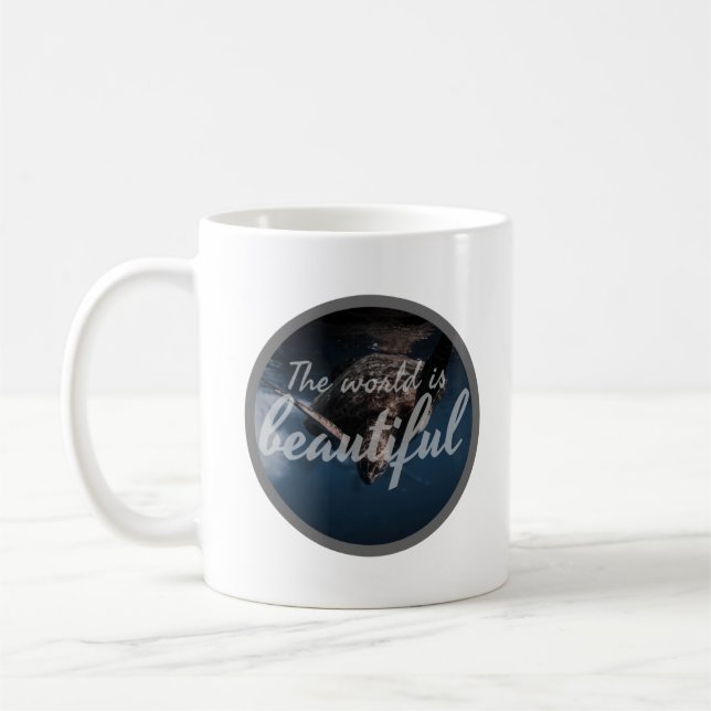 positive words for self improvement coffee mug (Left)