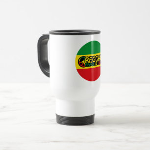 positive words Peace and Love, Reggae Travel Mug