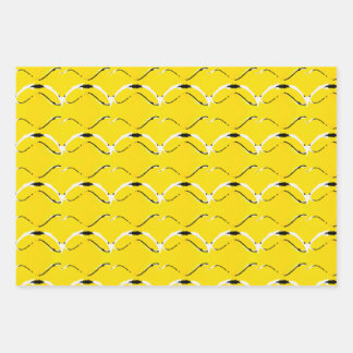 Positive Yellow Wrapping Paper Sheet