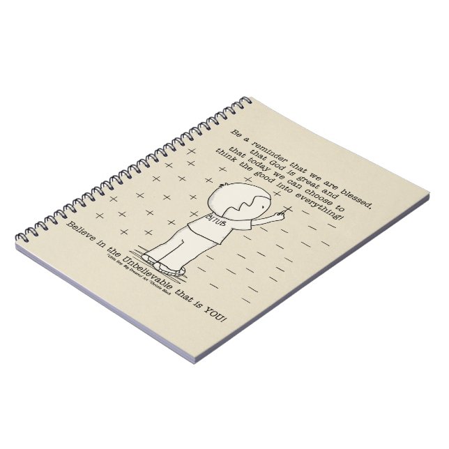 Positively Blessed Notebook (Left Side)