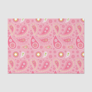 Positively Pink Paisley Tissue Paper