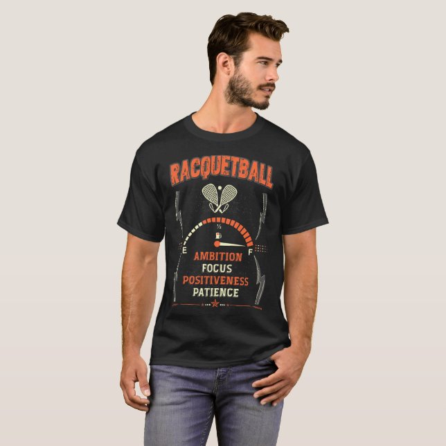 positiveness Brave Ambition Focus Racquetball Tees (Front Full)